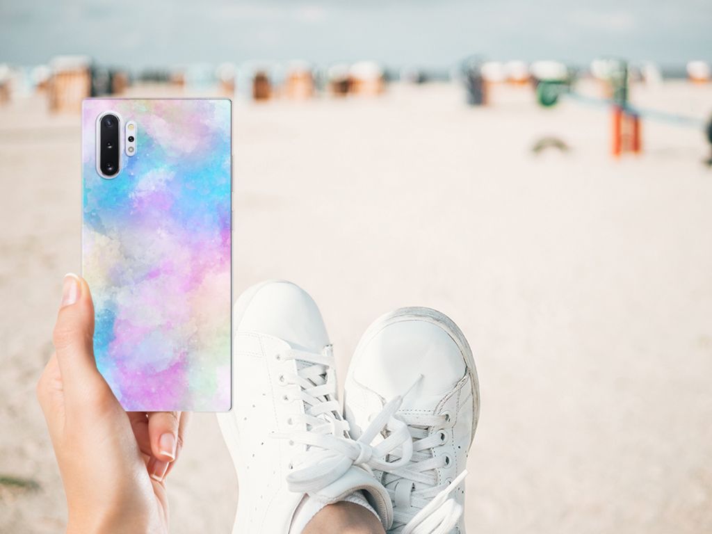 Hoesje maken Samsung Galaxy Note 10 Plus Watercolor Light