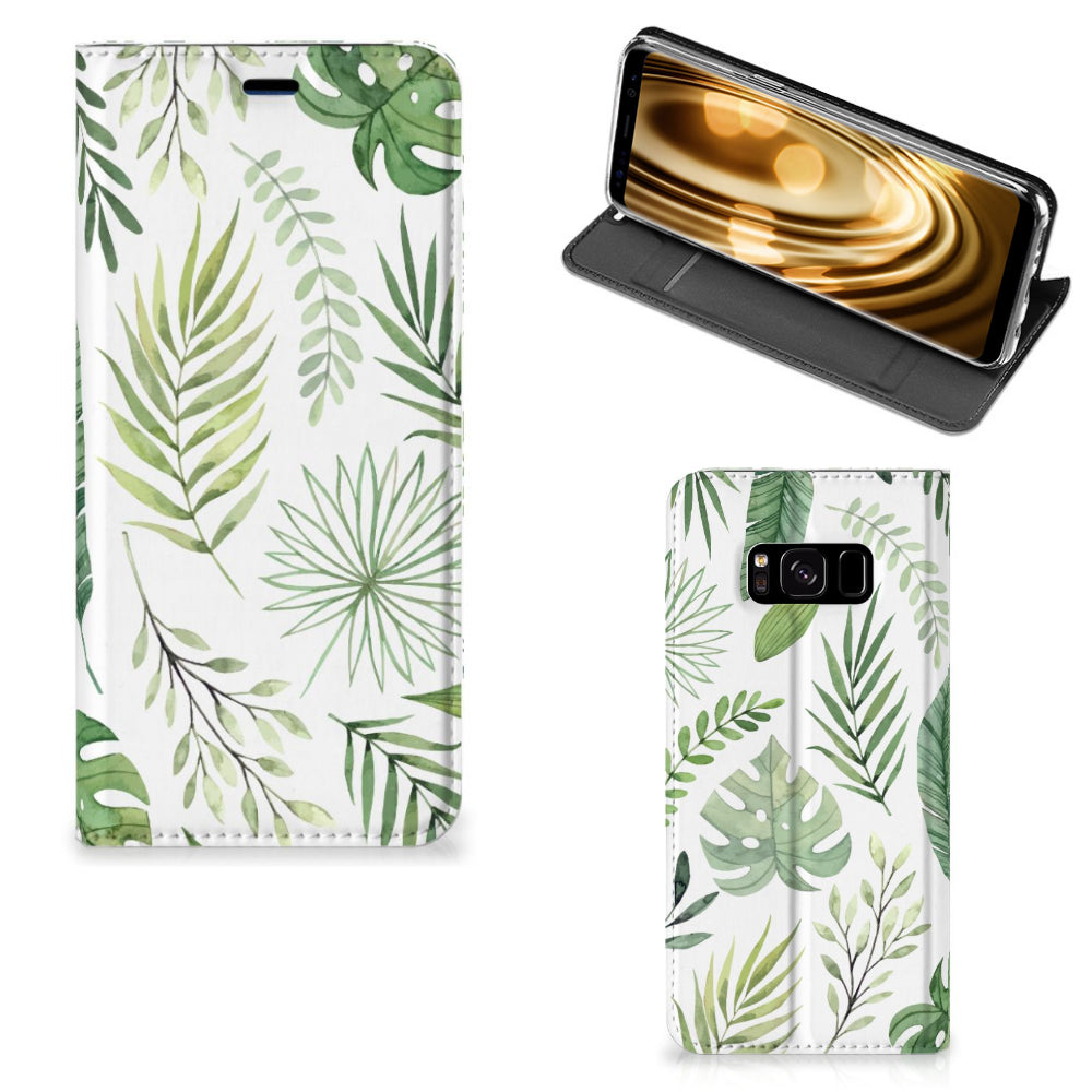 Samsung Galaxy S8 Smart Cover Leaves