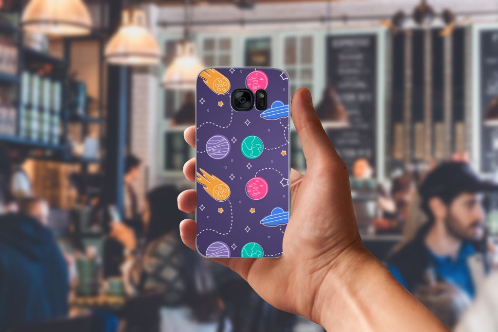 Samsung Galaxy S7 Silicone Back Cover Space