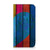 iPhone 15 Plus Book Wallet Case Wood Heart - Cadeau voor je Vriend met kleurige houten print en hartdesign đ