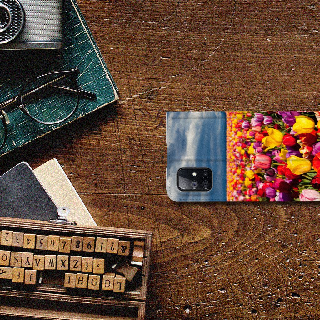 Samsung Galaxy M51 Smart Cover Tulpen - B2C Telecom