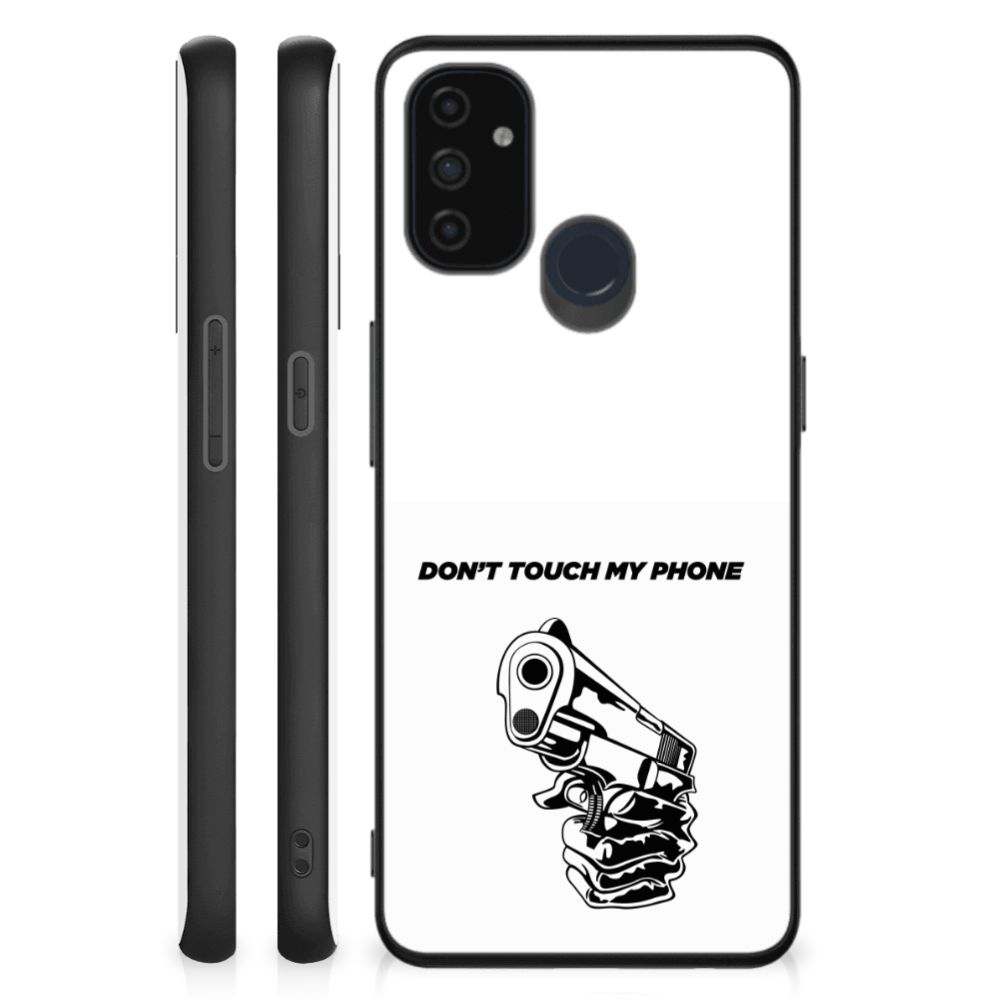 OnePlus Nord N100 Telefoon Hoesje Gun Don't Touch My Phone B2C Telecom