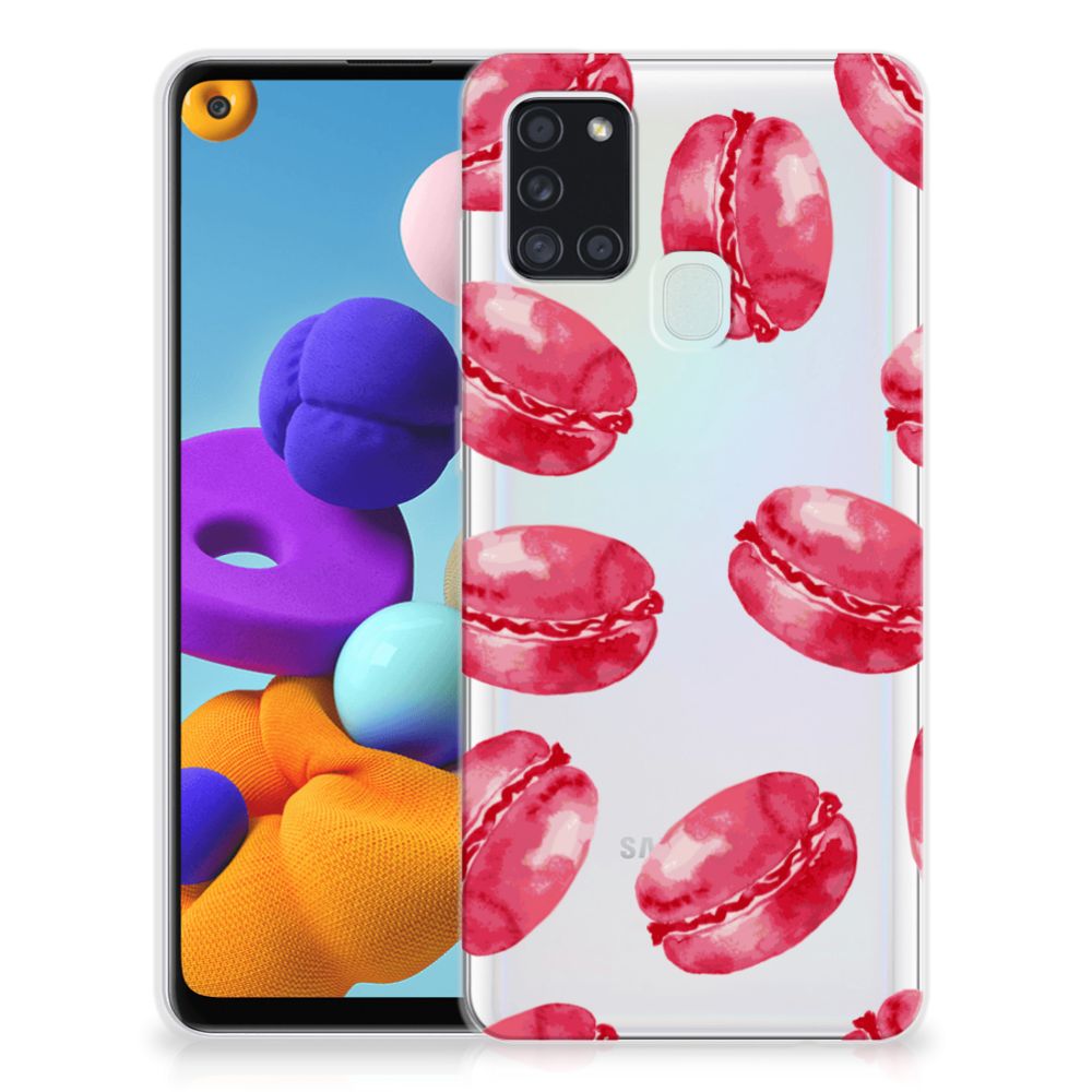 Samsung Galaxy A21s Siliconen Case Pink Macarons B2C Telecom