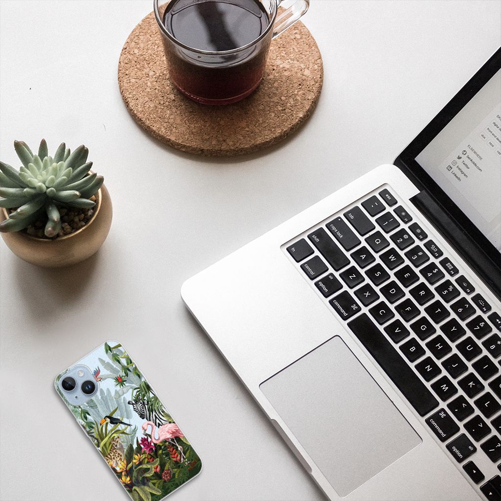 TPU Hoesje voor Apple iPhone 14 Jungle B2C Telecom