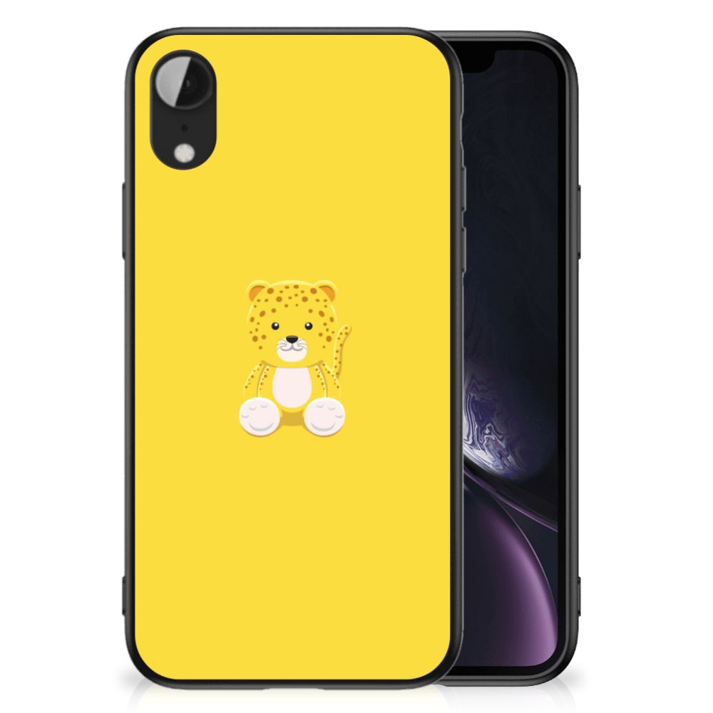 Apple iPhone XR Hoesje Baby Leopard