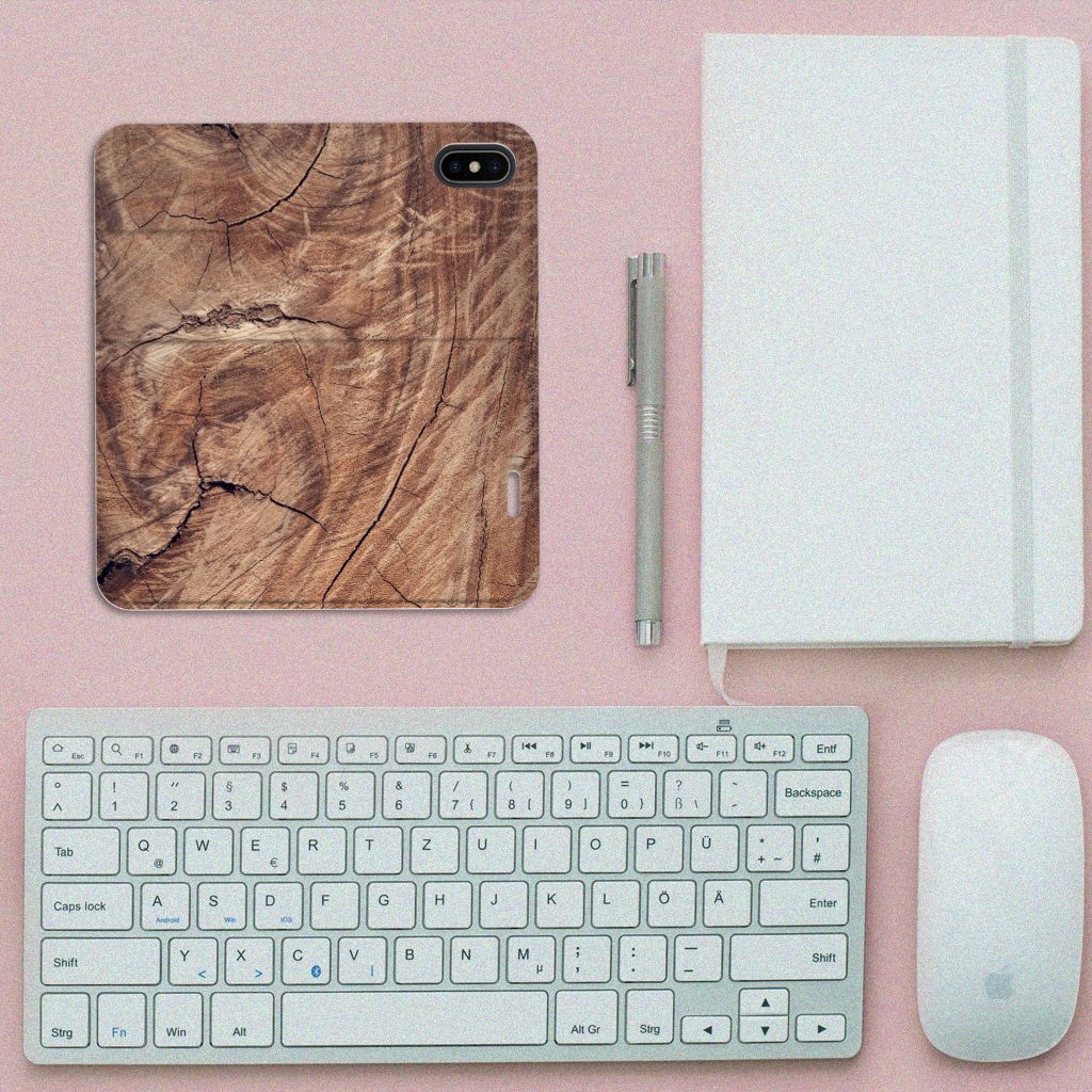 Apple iPhone X | Xs Book Wallet Case Tree Trunk