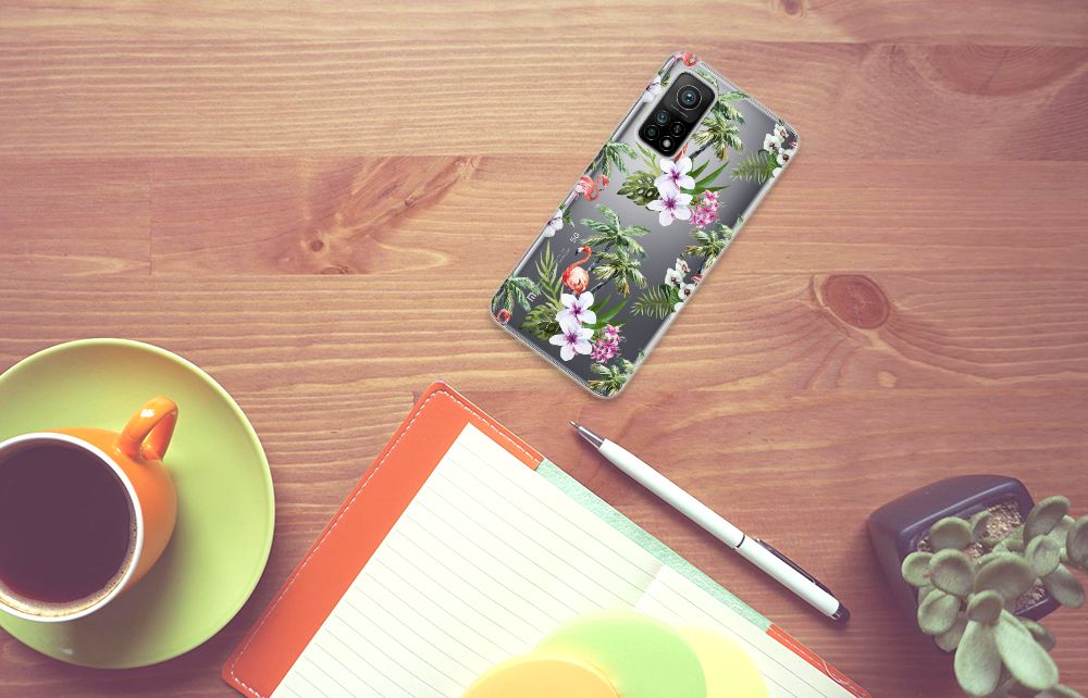 Xiaomi Mi 10T | 10T Pro TPU Hoesje Flamingo Palms B2C Telecom