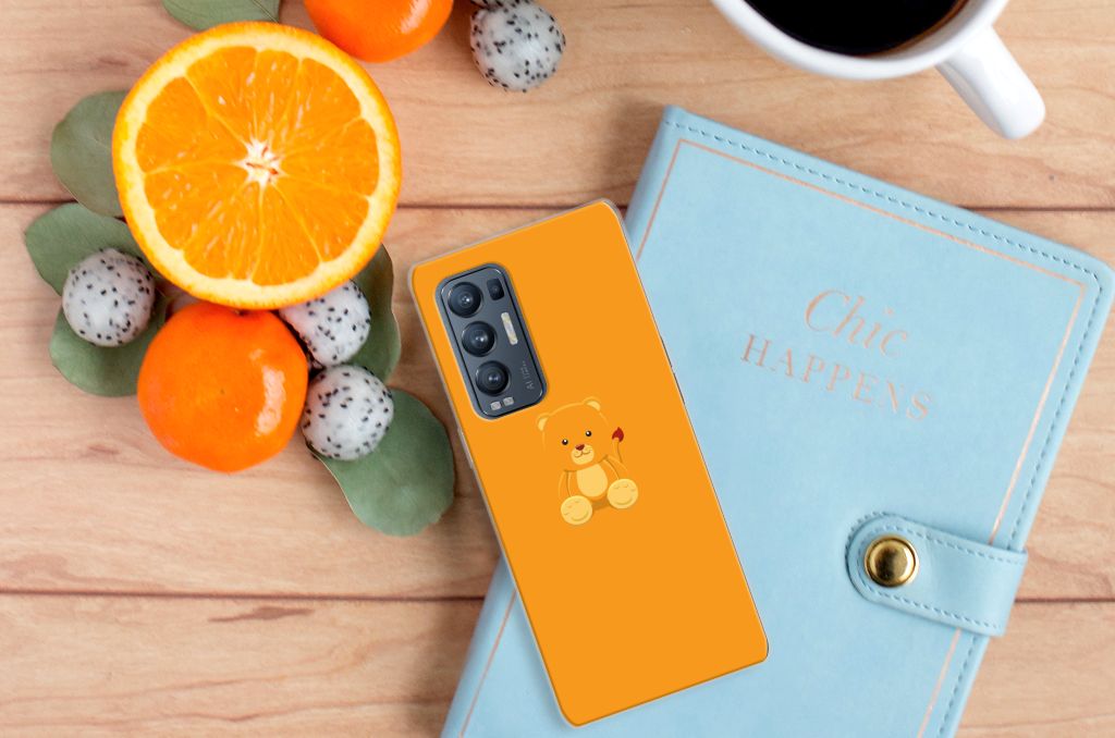 OPPO Find X3 Neo Telefoonhoesje met Naam Baby Beer