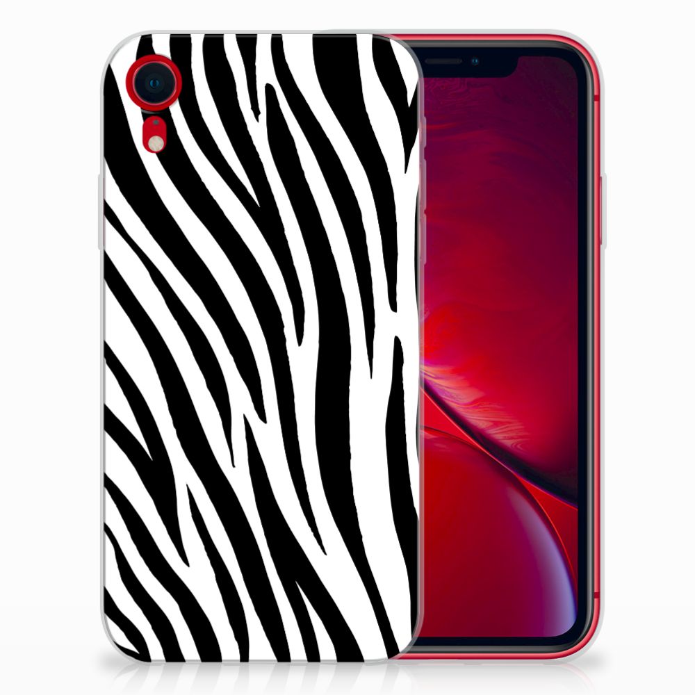 Apple iPhone Xr TPU Hoesje Zebra