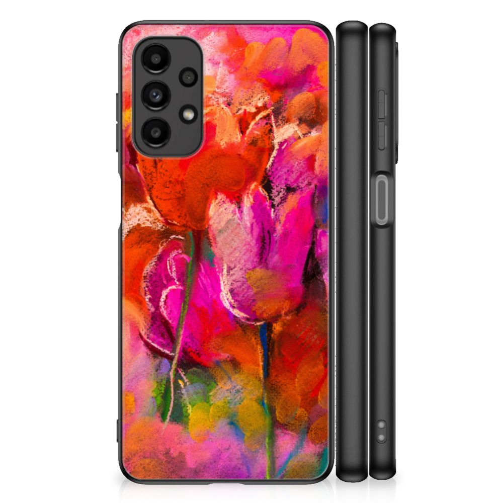 Kleurrijke Telefoonhoesje Samsung Galaxy A13 4G Tulips B2C Telecom