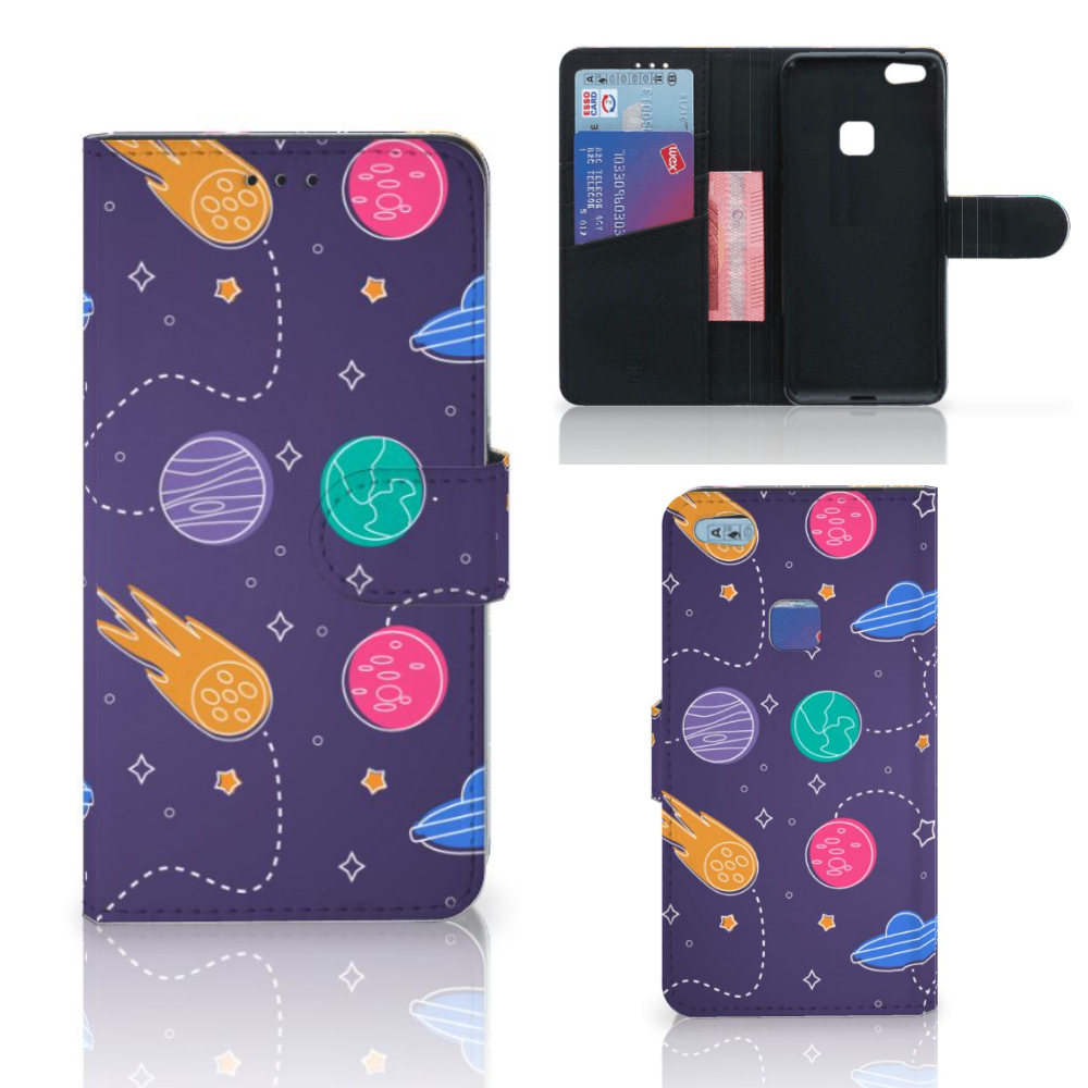 Huawei P10 Lite Wallet Case met Pasjes Space