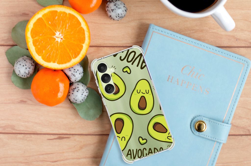 Samsung Galaxy A35 Stevig Bumper Hoesje Avocado Singing B2C Telecom