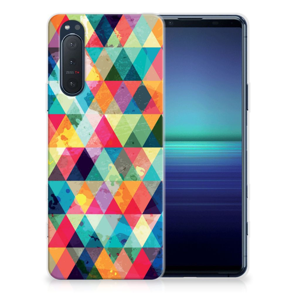 Sony Xperia 5II TPU bumper Geruit B2C Telecom
