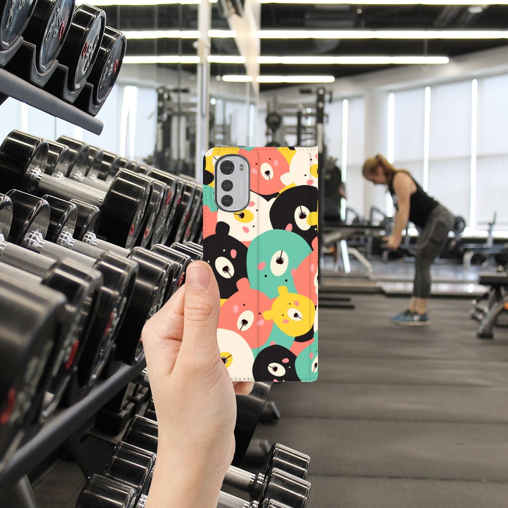 Motorola Moto E32 | Moto E32s Magnet Case Bears - B2C Telecom