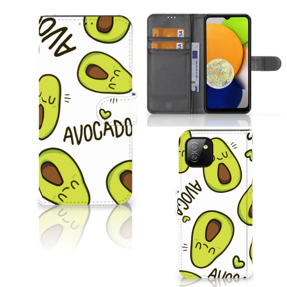 Samsung Galaxy A03 Leuk Hoesje Avocado Singing