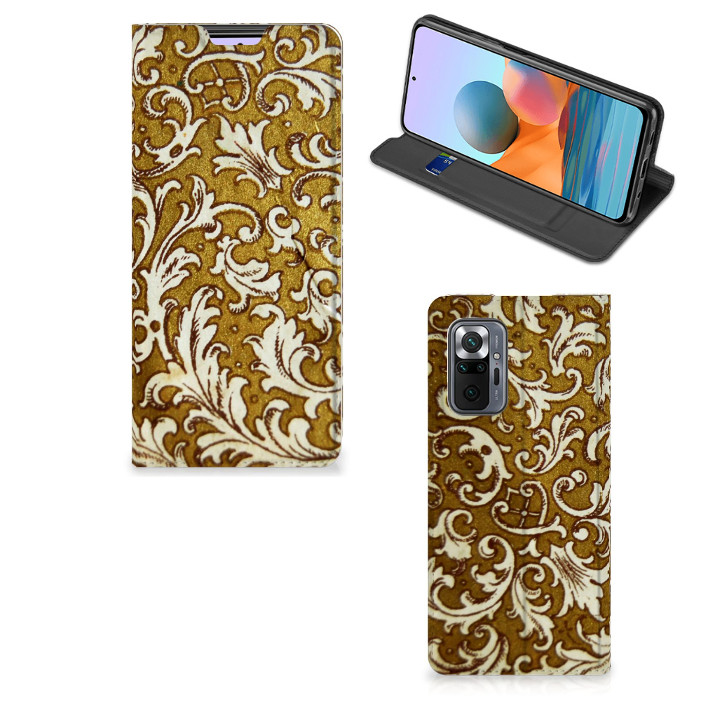 Telefoon Hoesje Xiaomi Redmi Note 10 Pro Barok Goud - B2C Telecom