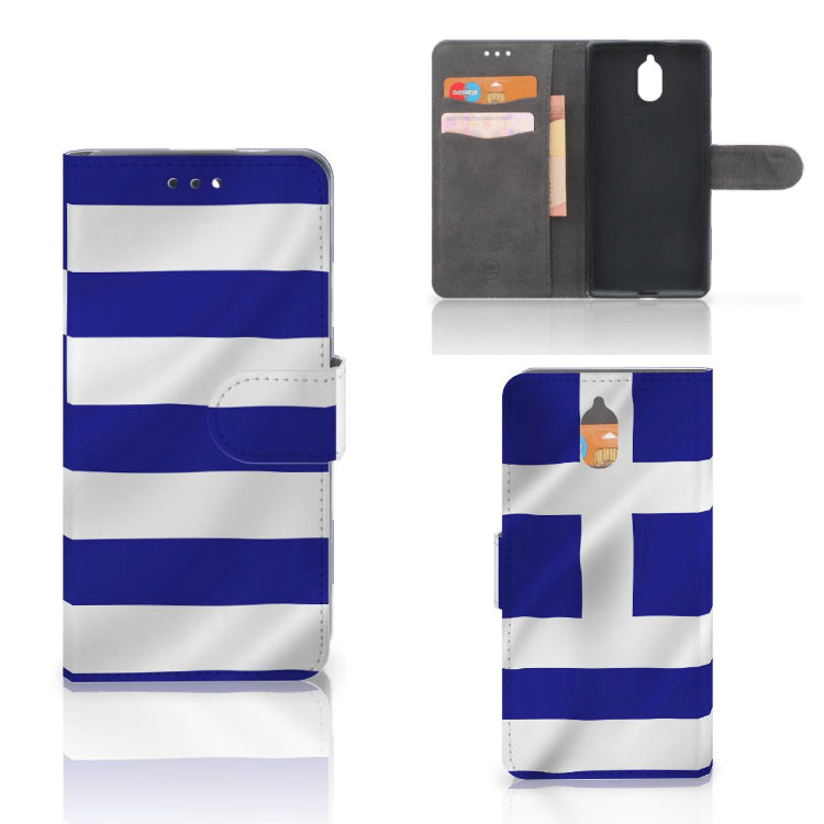 Nokia 3.1 (2018) Bookstyle Case Griekenland