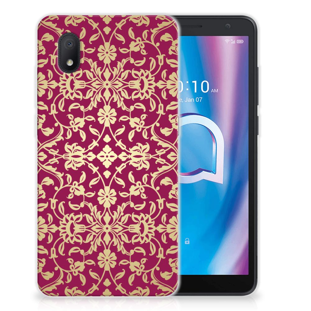 Siliconen Hoesje Alcatel 1B (2020) Barok Pink B2C Telecom