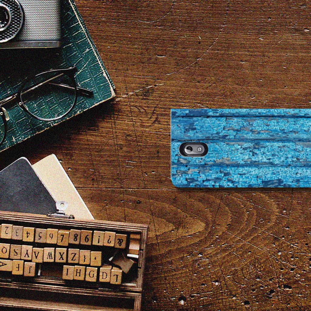 Nokia 3.1 (2018) Book Wallet Case Wood Blue