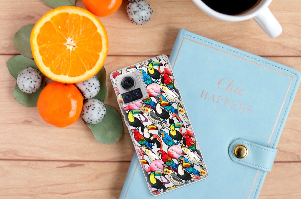 Motorola Moto X30 Pro TPU Hoesje Birds B2C Telecom