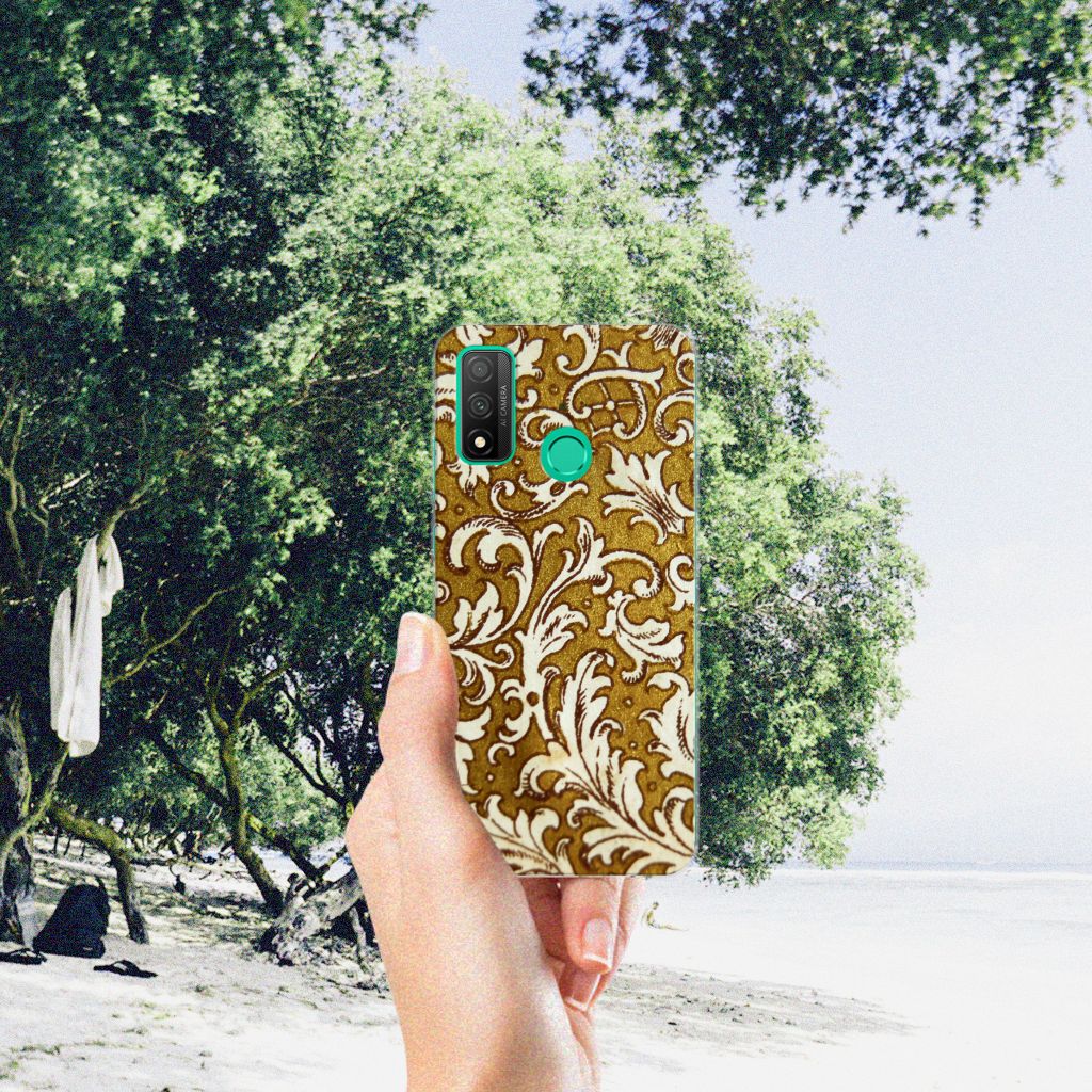 Siliconen Hoesje Huawei P Smart 2020 Barok Goud