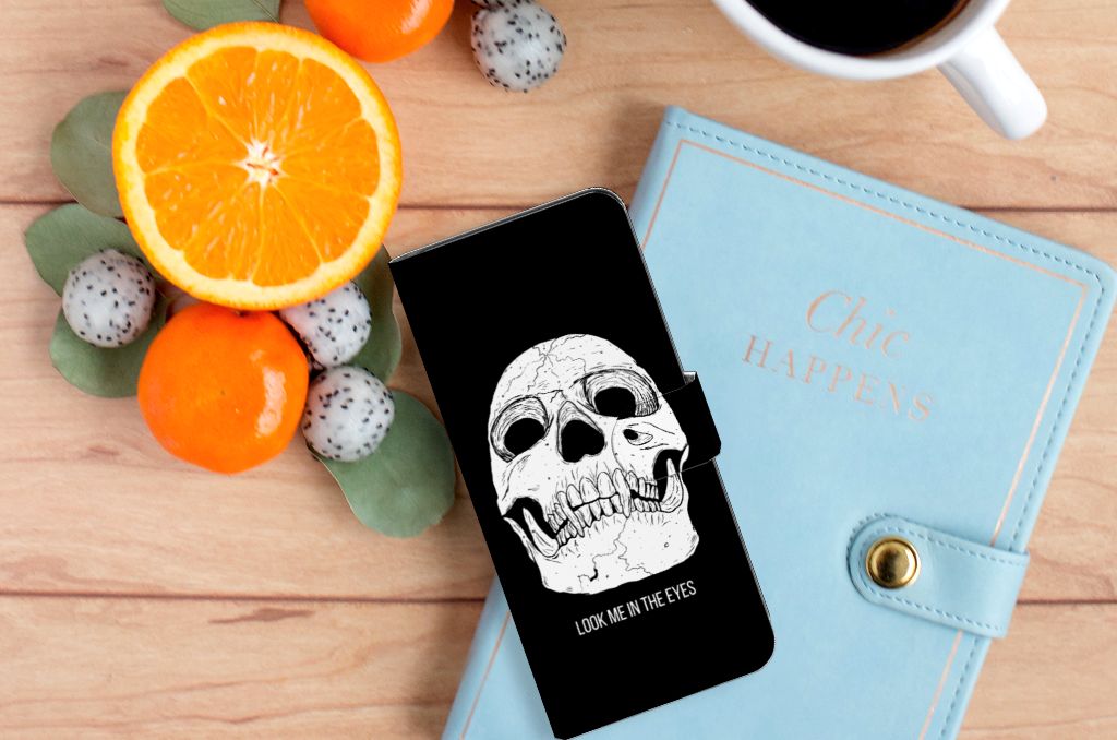 Telefoonhoesje met Naam Samsung Galaxy A53 Skull Eyes