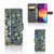 Samsung Galaxy A50 Hoesje Beige Flowers