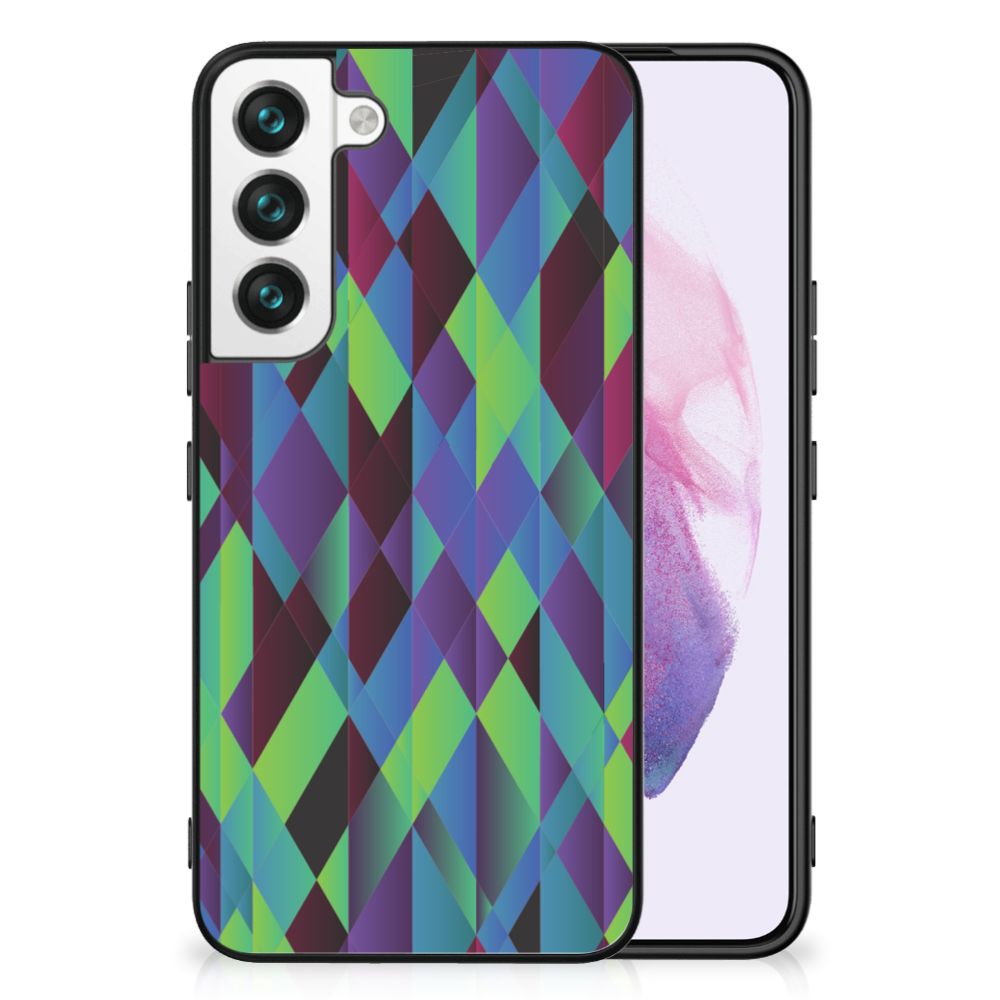 Samsung Galaxy S22 Backcover Abstract Green Blue