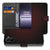 OnePlus Nord CE 5 Book Case & Portemonnee Hoesje Geruit Rood Met 3 Pasjes design achterkant