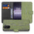 OnePlus Nord CE 5 Book Case & Portemonnee Hoesje Groen Houtnerf Met Pasjeshouders En Magnetische Sluiting aanzicht