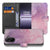 OnePlus Nord CE 5 Bookcase Hoesje Voor OnePlus Nord CE 5 | Roze Paars Waterverf voorkant achterkant