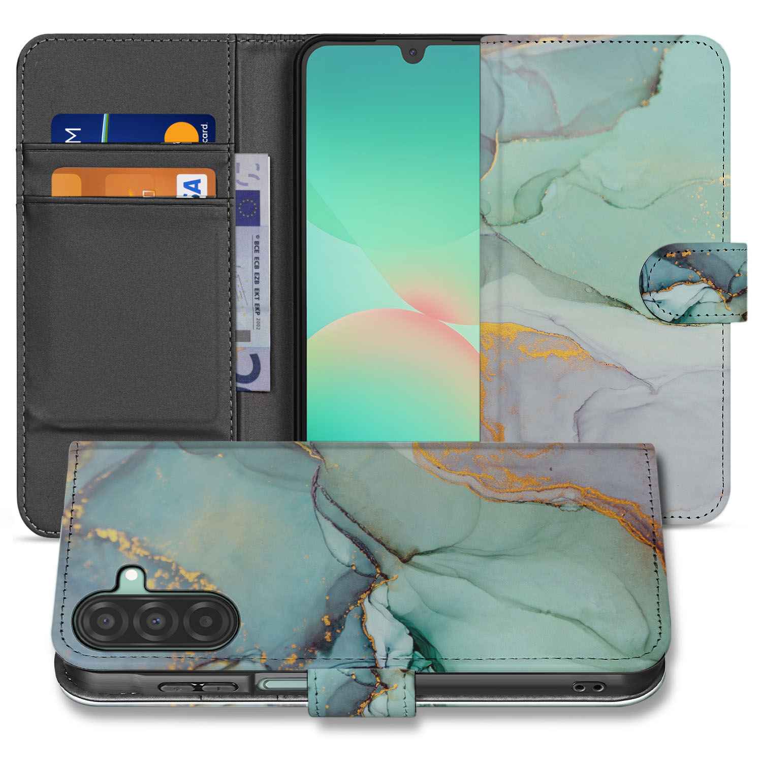 Samsung Galaxy A26 Watercolor Mix Book Case