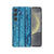 Samsung Galaxy S25 Plus Hoesje - Wood Blue TPU Antishock