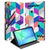Book Case Hoesje met Standaard Blocks Colorful Samsung Galaxy Tab S10 FE Plus