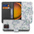 Samsung Galaxy Xcover 7 Pro Portemonnee Hoesje Blossom White bloemenmotief aanzicht