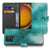 Samsung Galaxy Xcover 7 Pro Bookcase Hoesje Painting Blue Design aanzicht