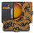 Samsung Galaxy Xcover 7 Pro Slangen Design Bookcase Hoesje vooraanzicht