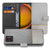 Samsung Galaxy Xcover 7 Pro Bookcase Hoesje Wood Concrete vooraanzicht