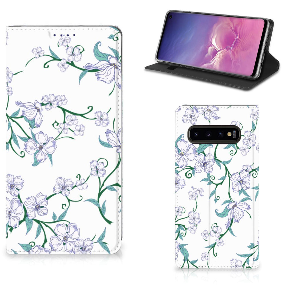 Samsung Galaxy S10 Uniek Smart Cover Blossom White