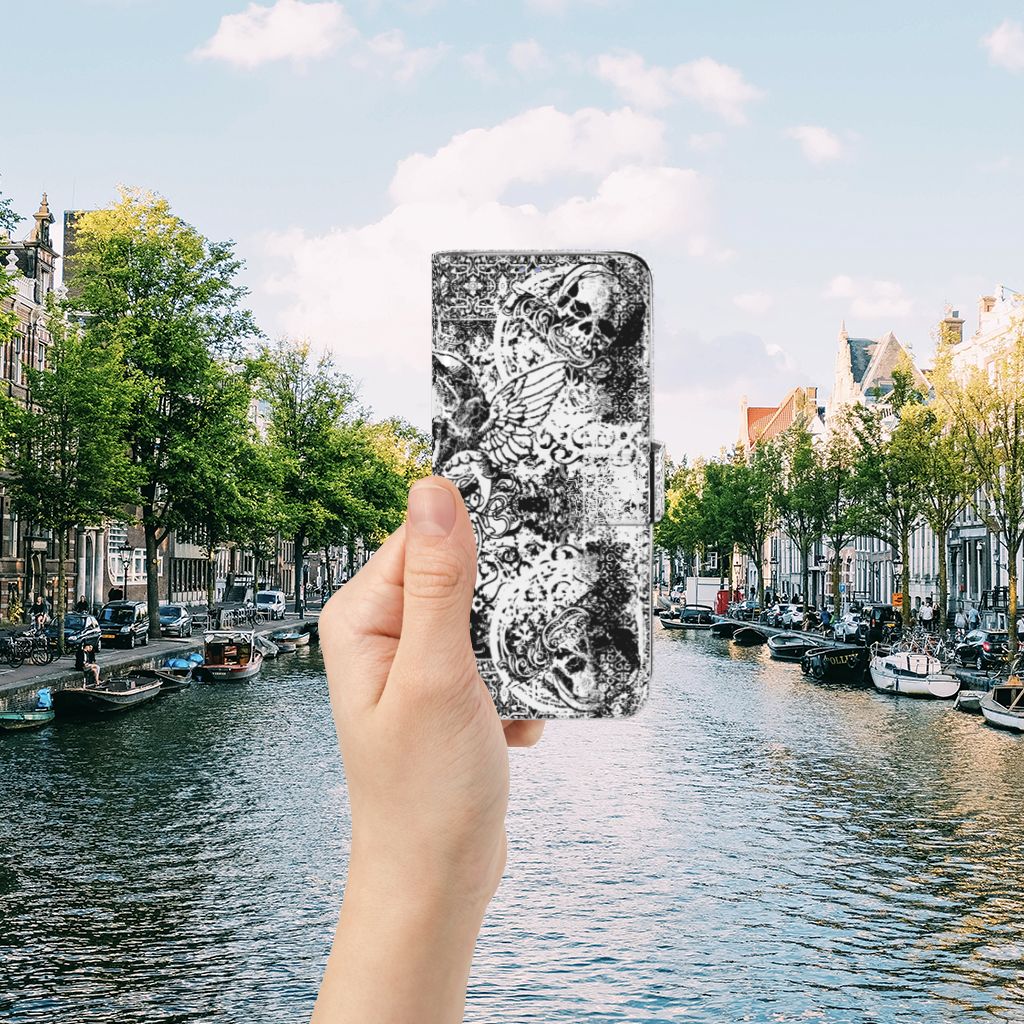 Telefoonhoesje met Naam Samsung S10 Lite Skulls Angel