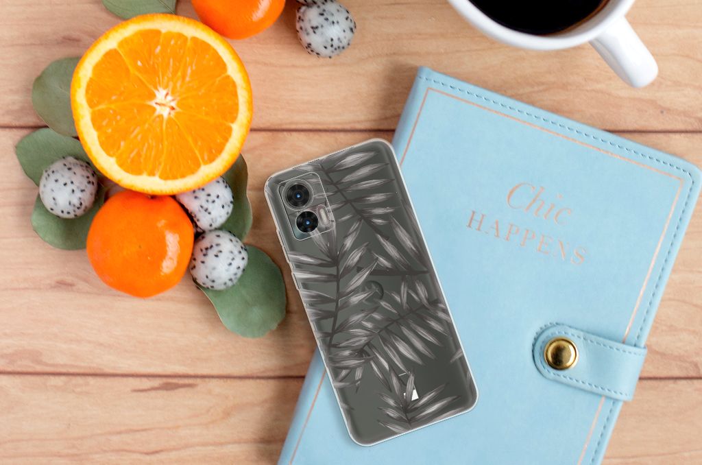 Motorola Edge 30 Neo TPU Case Leaves Grey B2C Telecom