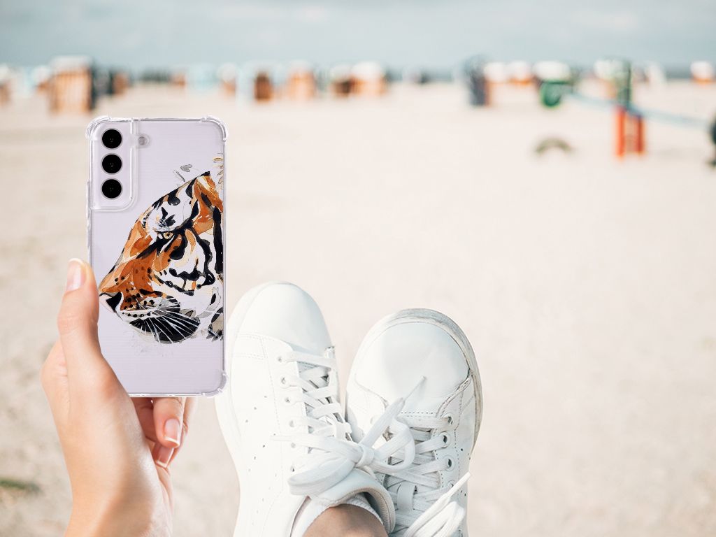 Back Cover Samsung Galaxy S22 Watercolor Tiger B2C Telecom