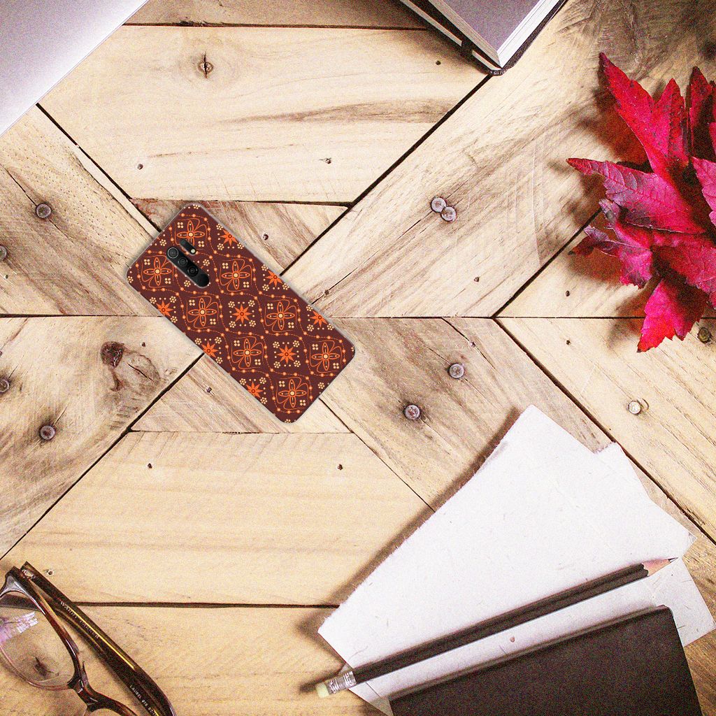 Xiaomi Redmi 9 TPU bumper Batik Brown B2C Telecom