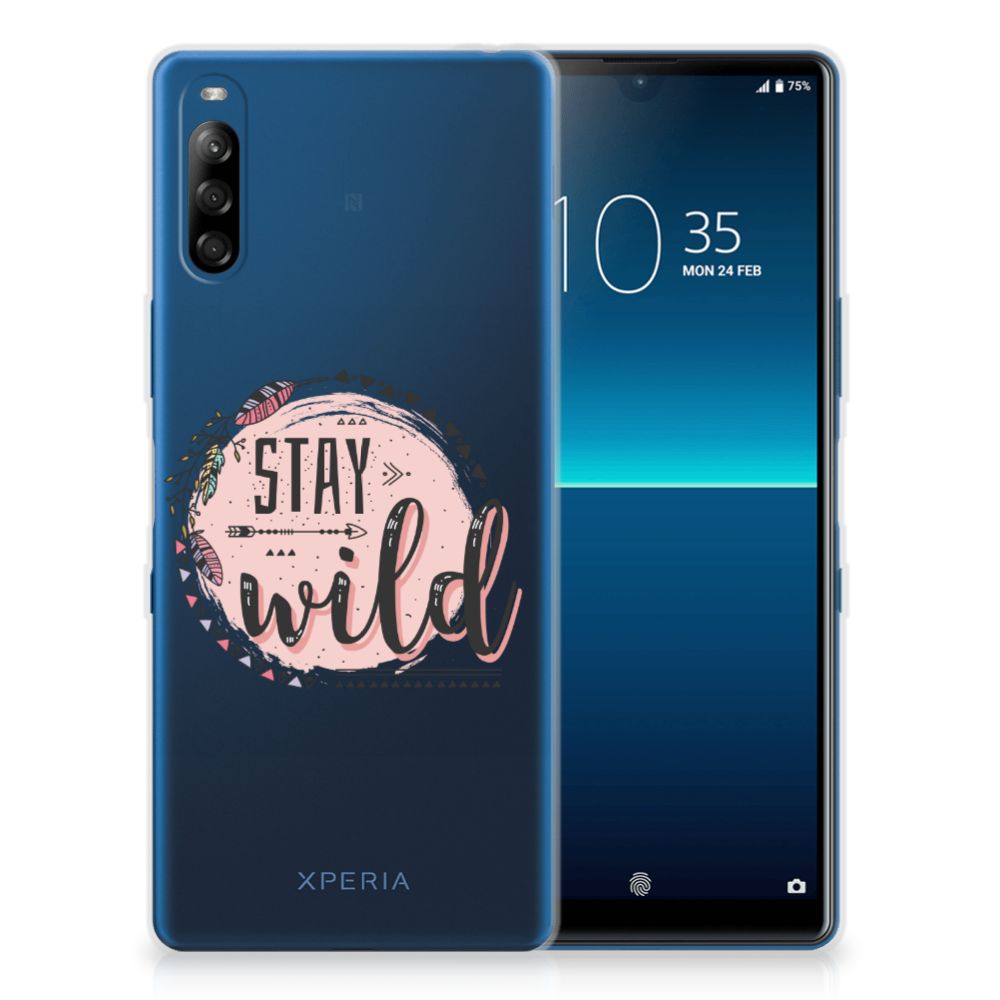 Sony Xperia L4 Telefoonhoesje met Naam Boho Stay Wild B2C Telecom