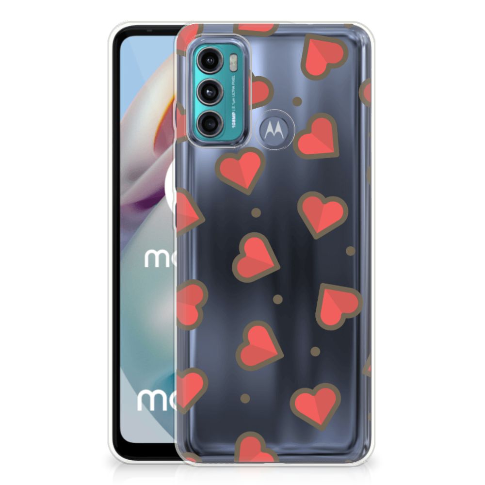 Motorola Moto G60 TPU bumper Hearts B2C Telecom