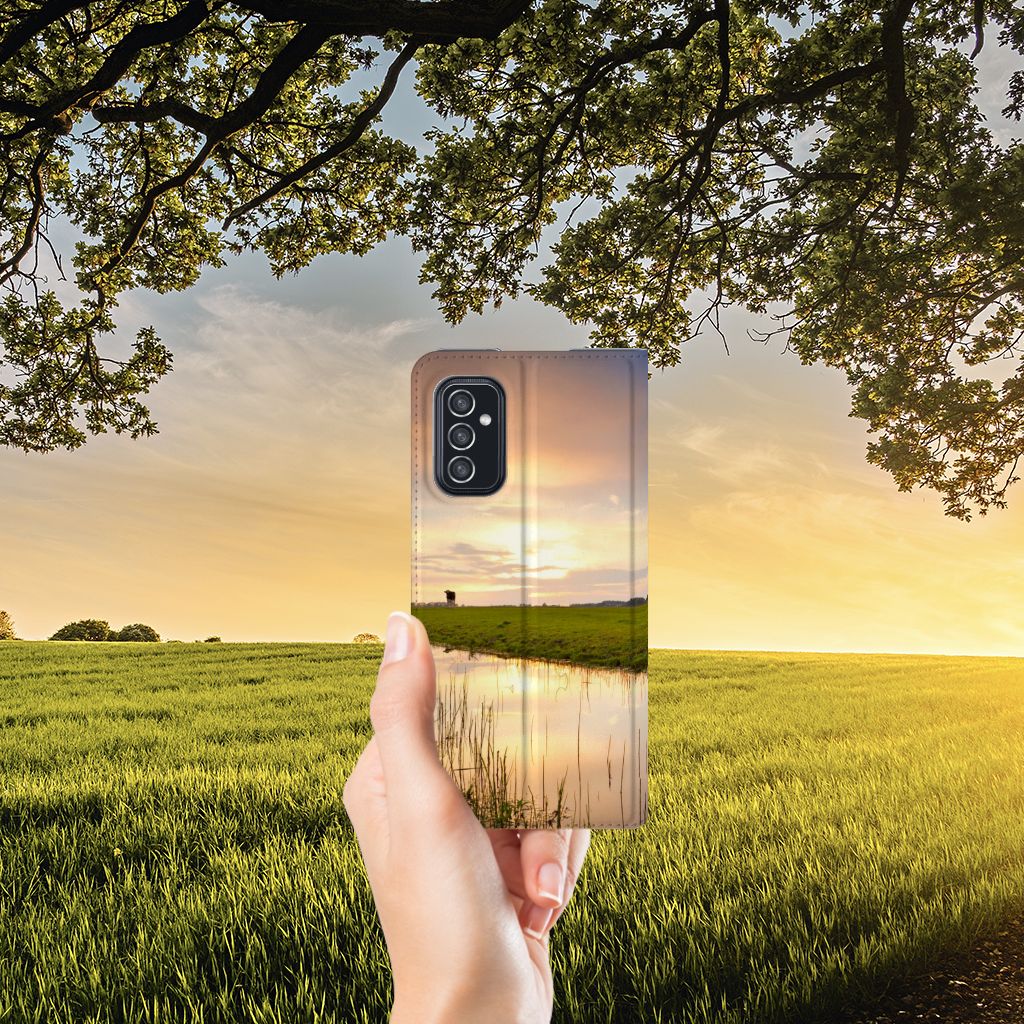 Samsung Galaxy M52 Hoesje maken Koe - B2C Telecom