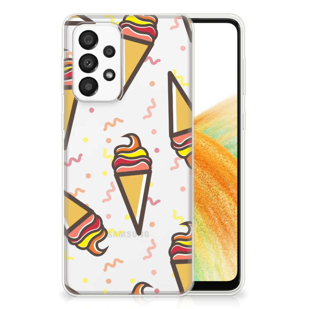 Samsung Galaxy A33 5G Siliconen Case Icecream B2C Telecom