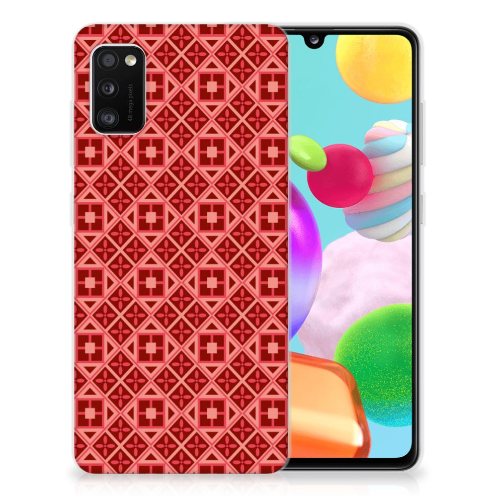 Samsung Galaxy A41 TPU bumper Batik Rood B2C Telecom