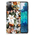 Skin Case voor Samsung Galaxy S20 Dark Flowers