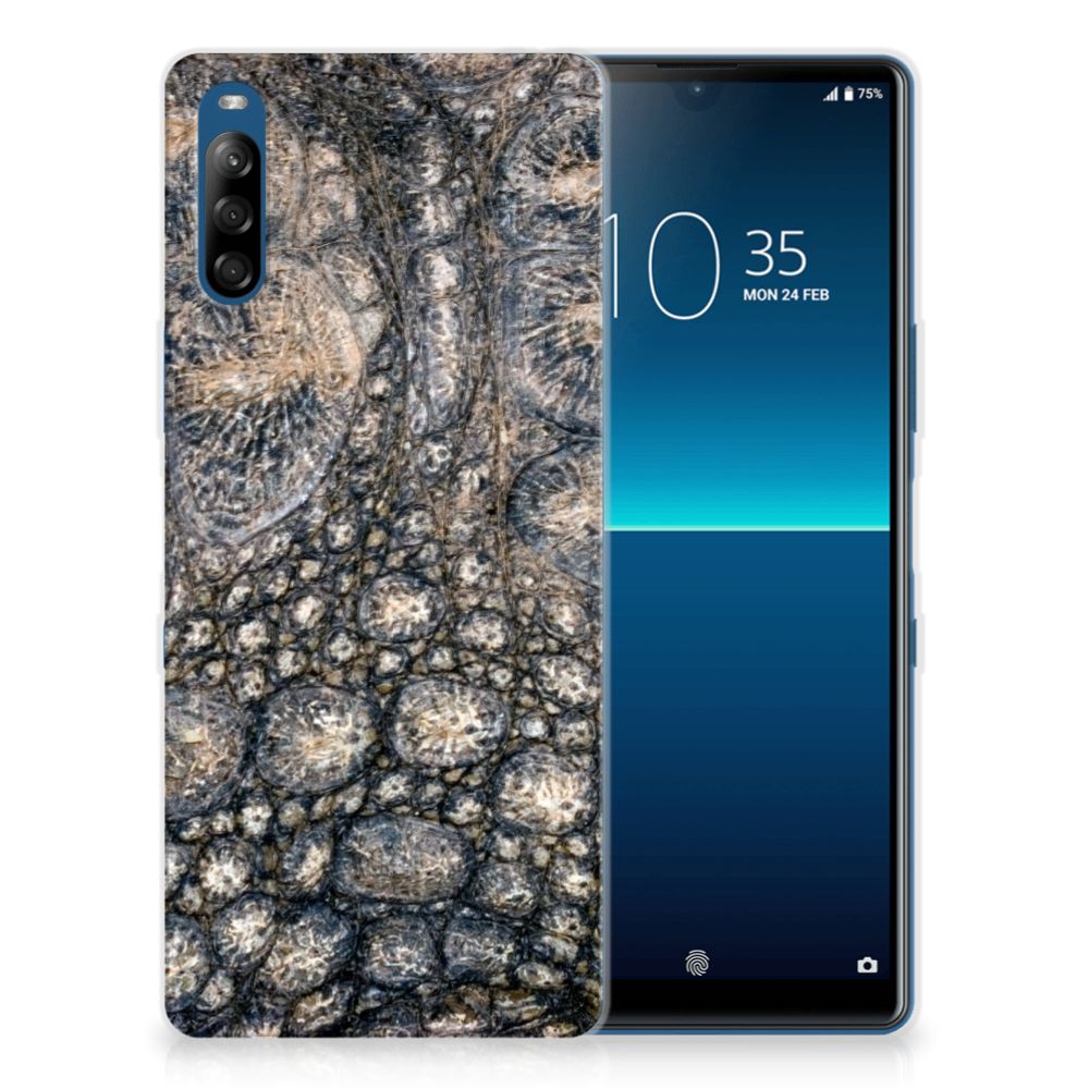 Sony Xperia L4 TPU Hoesje Krokodillenprint